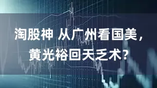 淘股神 从广州看国美，黄光裕回天乏术？