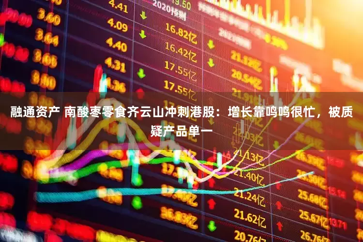 融通资产 南酸枣零食齐云山冲刺港股：增长靠鸣鸣很忙，被质疑产品单一
