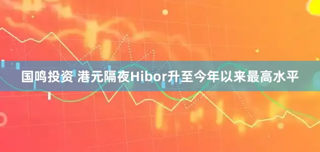 国鸣投资 港元隔夜Hibor升至今年以来最高水平